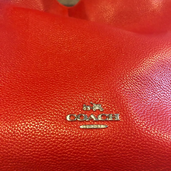 Ruby Red Coach Handbag - Picture 8 of 8